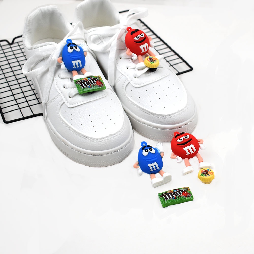 Khóa Dây Giày Thể Thao Màu Kẹo Hạt M & M Thời Trang Cho Nam