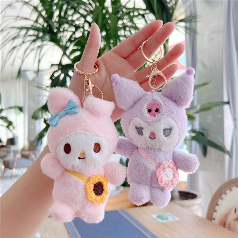 Thú Nhồi Bông Hình Chú Chó Cinnamon Đáng Yêu Treo Trang Trí