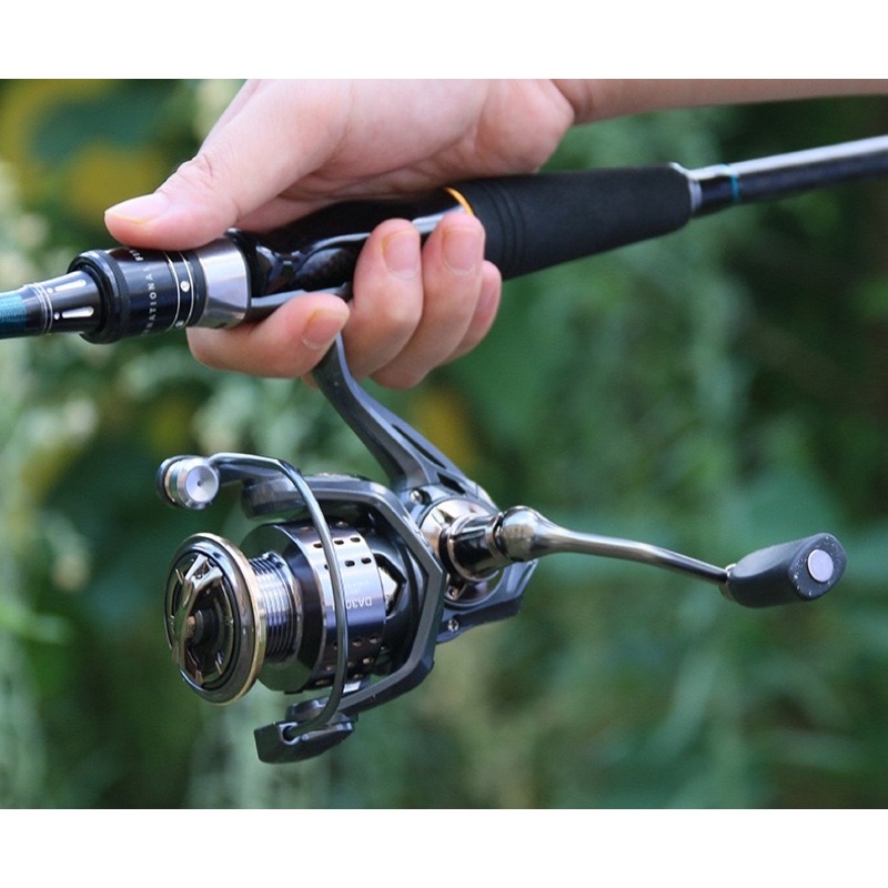 Máy câu cá kim loại Deukio DA 3 bạc đạn quay mượt tải khoẻ