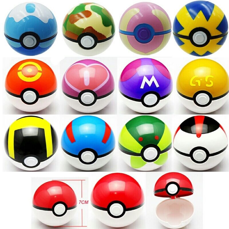 Quả Bóng pokemon go pop-up 7cm Bằng Nhựa 13 Phong Cách
