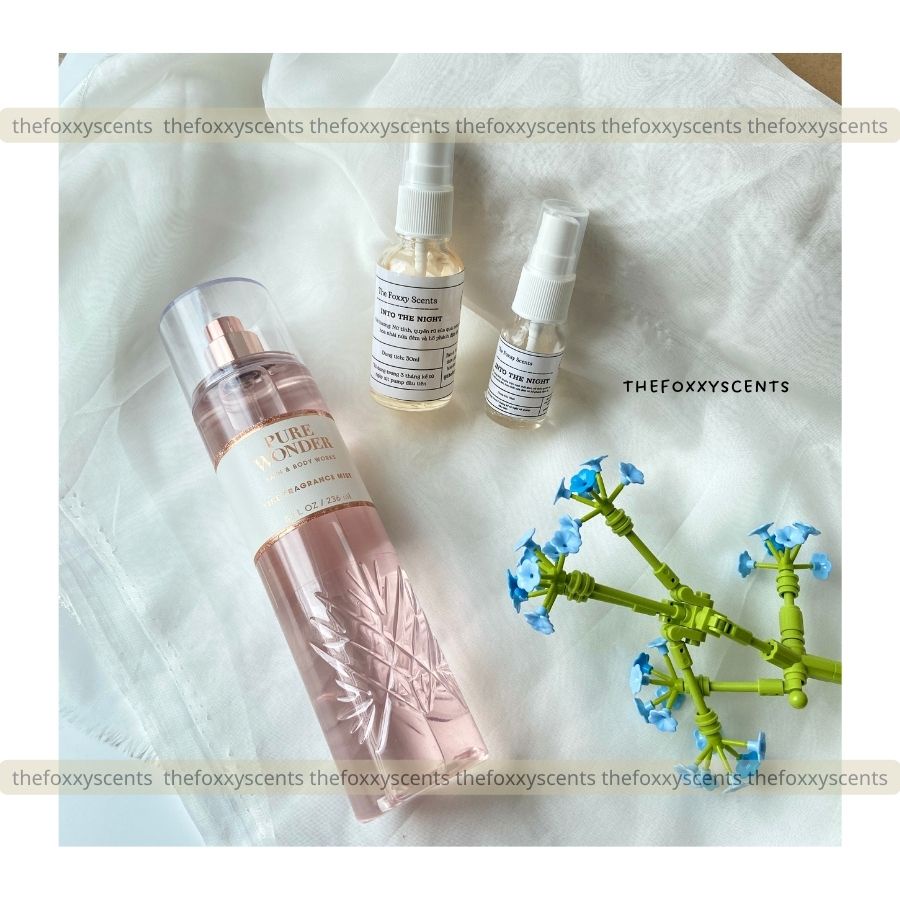 PURE WONDER Body Mist (Xịt thơm) Chiết Chai thuỷ tinh 10ml / 30ml