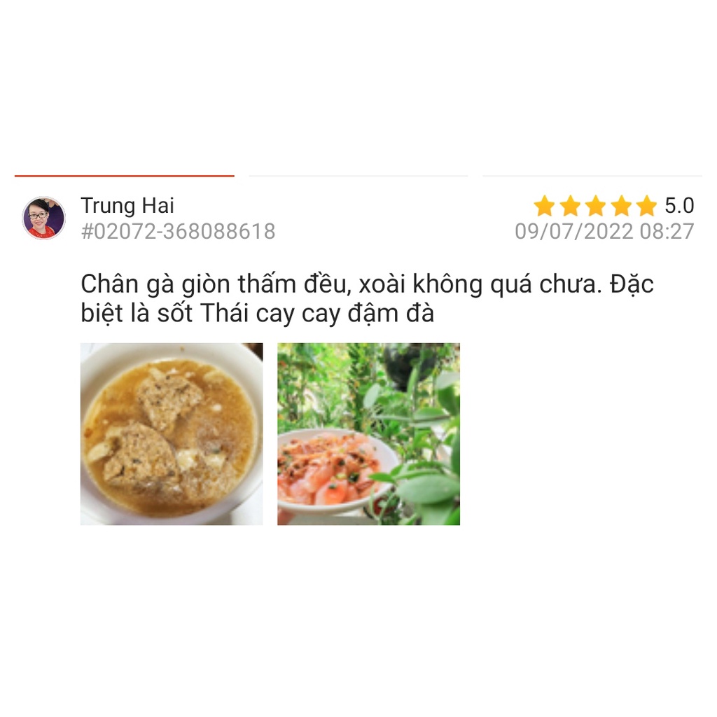 Sốt Thái Trộn Chân Gà, Tai heo