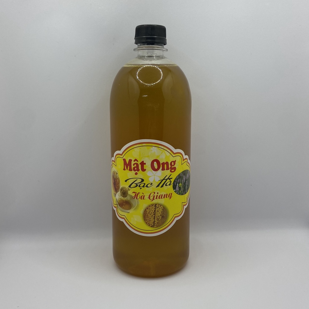 Mật Ong Hoa Bạc Hà Hà Giang - Mật Ong Bạc Hà Nguyên chất 100% - Đặc Sản Vùng Cao Tây Bắc - Bao Đổi Trả Trong 7 Ngày