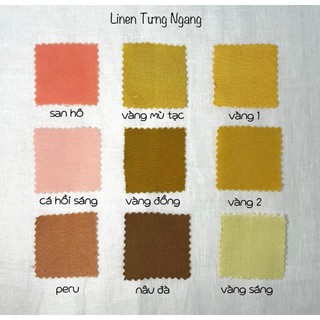 Vải linen tưng ngang