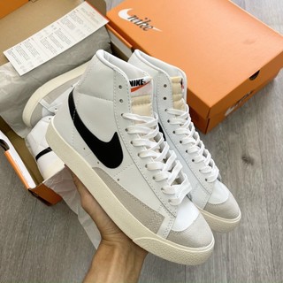 Giày Blazer Mid 77 white black cao cấp full box