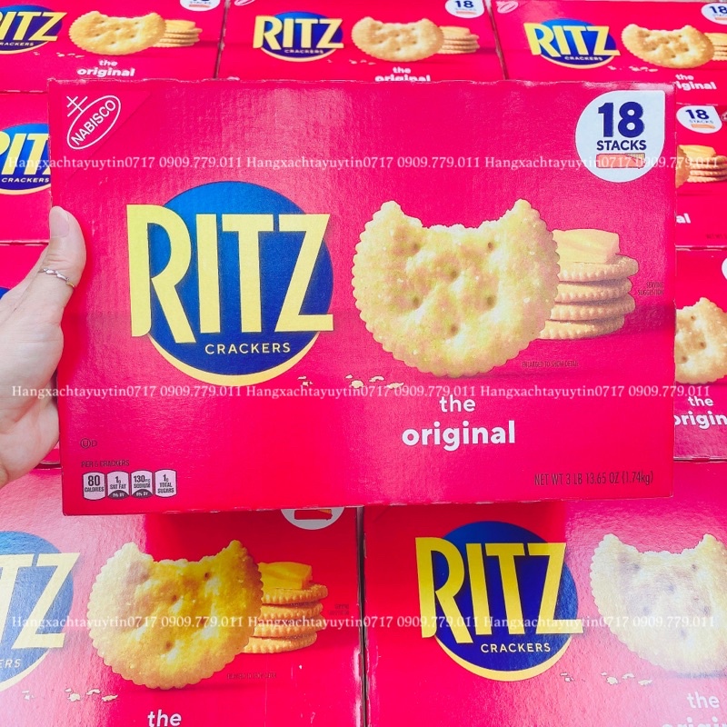 Bánh Ritz crackers Original bánh quy ritz hàng chuẩn Mỹ bay air thơm ngon