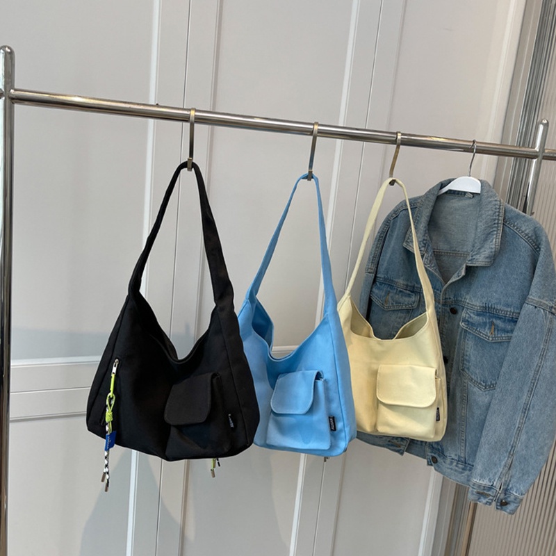 Túi Xách Đeo Vai Bằng Vải Bạt Sức Chứa Lớn Phong Cách Mori Mới 2022 JP5