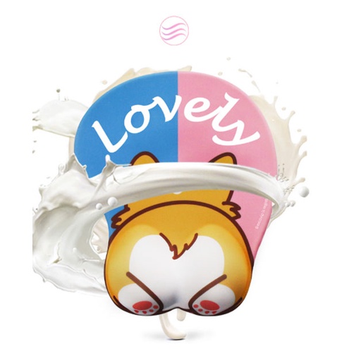 Miếng Lót Chuột Máy Tính Hình Chú Chó Corgi 3D Dễ Thương