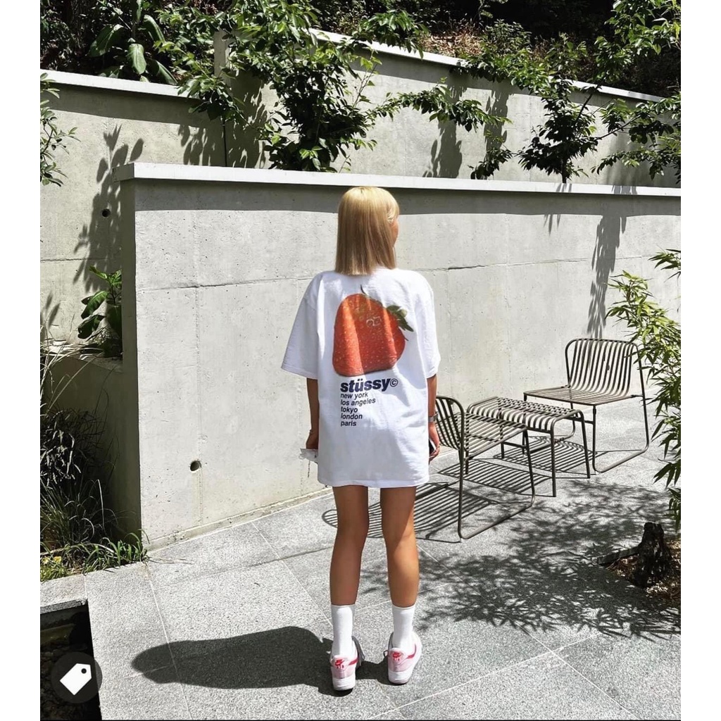 Áo thun Stussy Strawberry unisex- CÓ SẴN