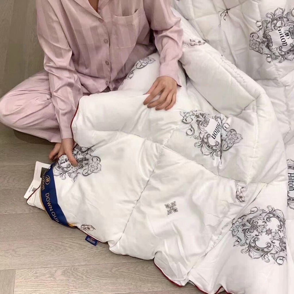 Ruột Chăn/ Mền Hilton Lông Vũ Siêu Nhẹ Hàng Chính Hãng Kích Thước 1m8*2m