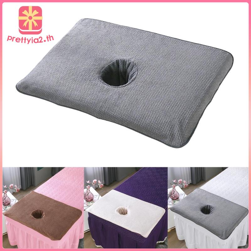 Bộ 2 Tấm Trải Giường Mát Xa Kích Thước 50x80cm Màu Trắng Có Thể Giặt Sạch Dùng Cho SPA / Salon Làm Đẹp