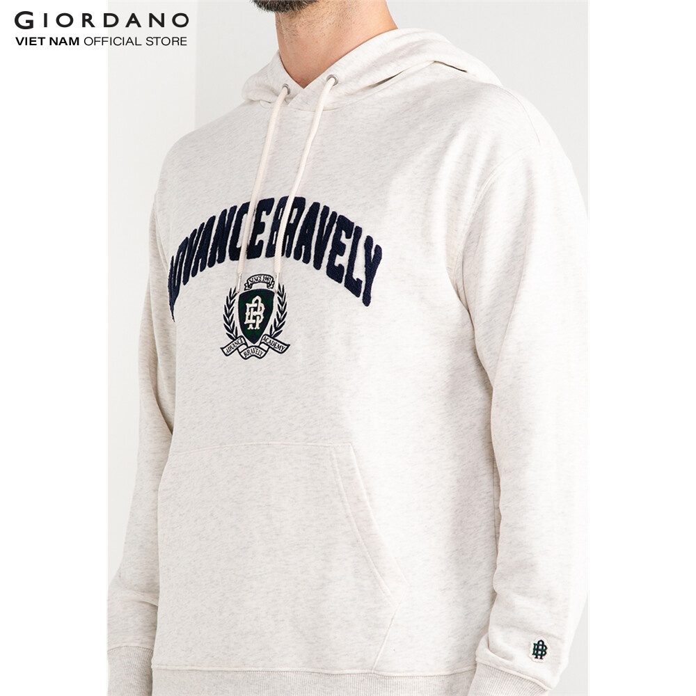 Áo Thun Dài Tay Nam Hoodie Advance Bravely Giordano 01092610