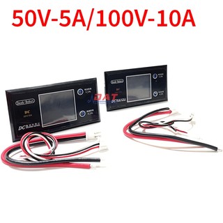 Đồng hồ đo dòng áp dc hiển thị lcd 50v 5a 100v 10a