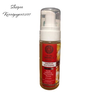 SỮA RỬA MẶT TẠO BỌT LÀM SẠCH SÂU VÀ TRẮNG DA NATURA SIBERICA