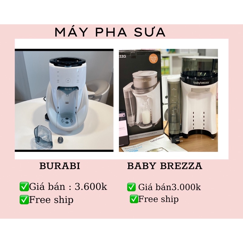 MÁY PHA SỮA THÔNG MINH BURABI PLUS + (BẢN CÓ KẾT NỐI WIFI)