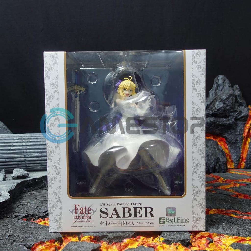 Bellfine Mô hình nhân vật Saber Altria Pendragon shiro dress ver dòng Fate Stay Night 1/8 scale figure 20cm FATEBF01