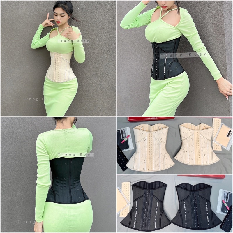 Đai Latex Biến Nhiệt Voronin 17 Xương Cao Cấp 2023 - Nhập Khẩu Chính Hãng ITALIA