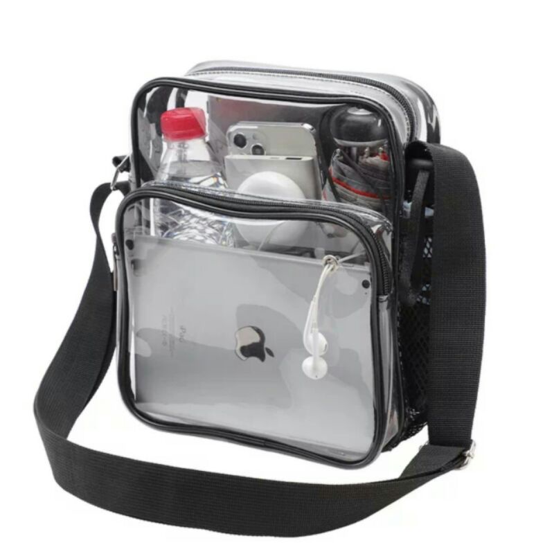 Túi đeo chéo trong suốt dành cho nam phong cách thời trang TA114