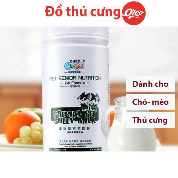 Sữa bột cho chó mèo Orgo Hộp 400g