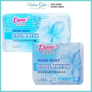 Băng vệ sinh hàng ngày Diana Sensi Cool Fresh (20 Miếng/40 miếng - Xanh Dương)/BVS Diana hàng ngày