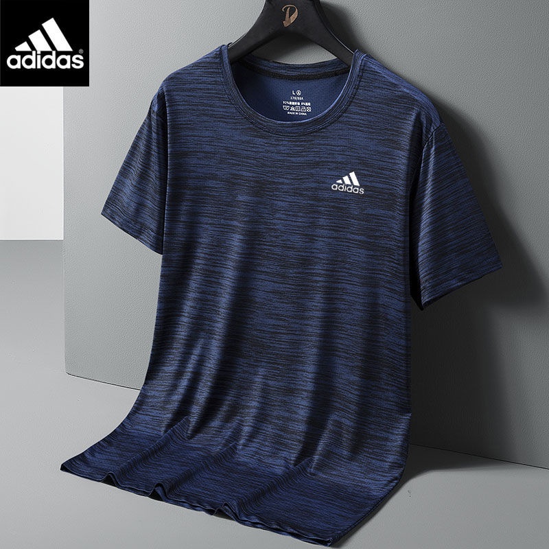Áo Thun Thể Thao ADIDAS Ngắn Tay Dáng Rộng Mau Khô Chất Lượng Dành Cho Nam