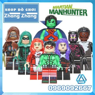 Đồ chơi Xếp hình Black Panther Scarecrow Lana Lang Superwoman Psylocke Robin Marvel Green Arrow Minifigures POGO PG8153