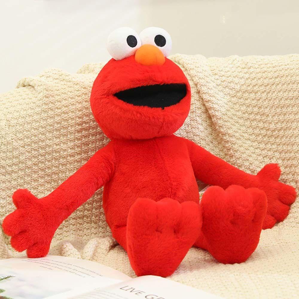 Đồ chơi nhồi bông Hình Elmo Cookie Mềm Mại Trang Trí Ghế Sofa