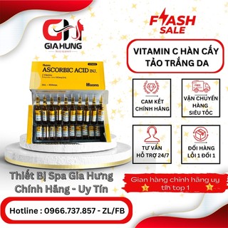 vỉ 10 ống serum vitamin c mix cấy nano làm đẹp da