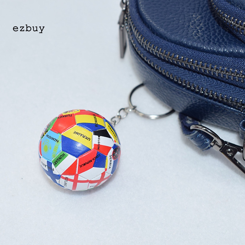 Ezbuy Móc Chìa Khóa Bằng PVC Họa Tiết Bóng Đá Màu Sắc Sống Động Kích Thước Nhỏ Gọn Dễ Treo Trang Trí Túi Xách Người Yêu