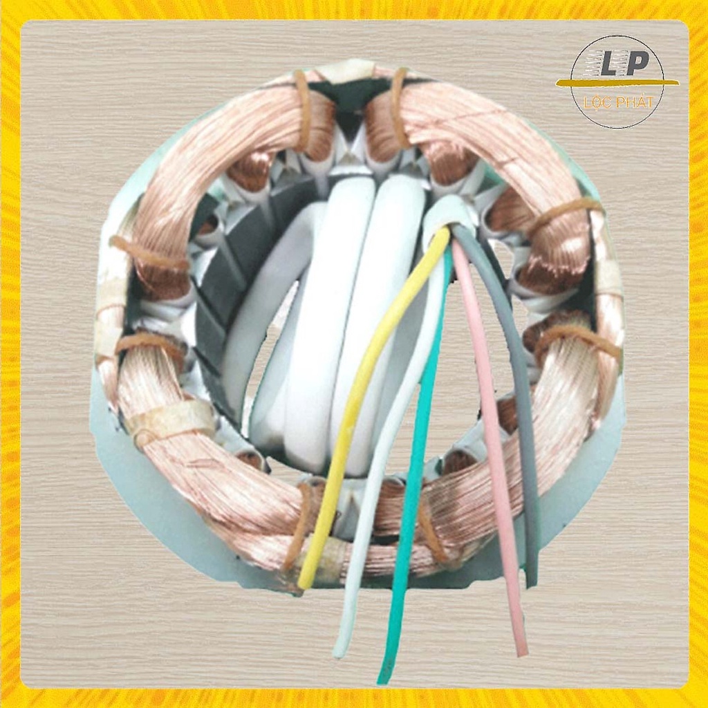 Cuộn dây quạt hộp B3/B4 ,stator B3-44/ B3-46/B4-44 / B4-46 - Tròn