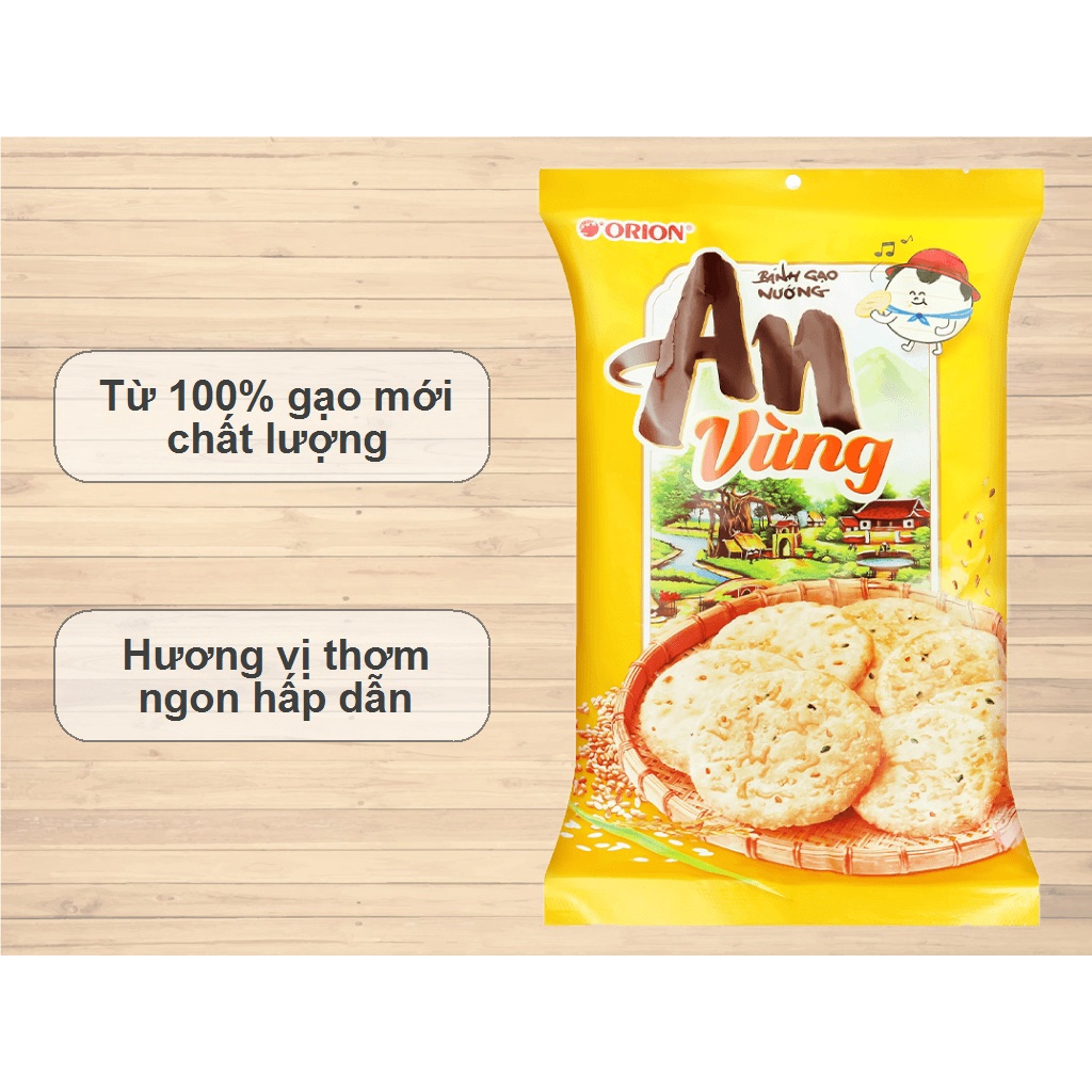 Bánh gạo nướng an vừng 115g