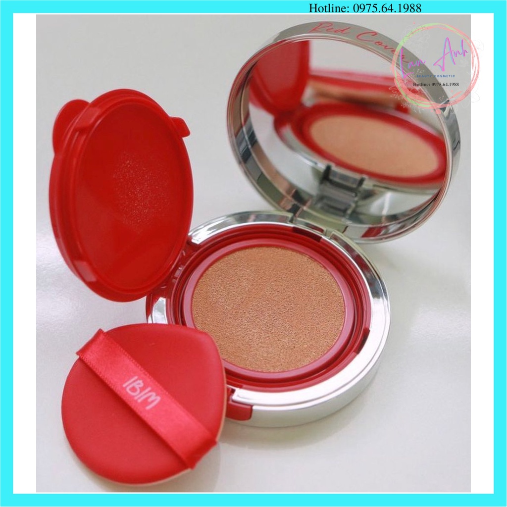Phấn Nước Che Phủ Mỏng Mịn IBIM Red Cover Calming Cushion SPF50+/PA++++