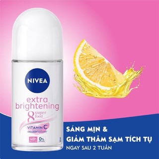 LĂN NGĂN MÙI NIVEA EXTRA BRIGHTENING 50ML