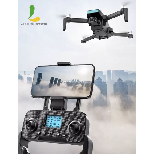 Flycam HOSAN SG107 Pro trang bị động cơ không chổi than kết hợp con quay hồi chuyển 6 trục cùng camera HD 4