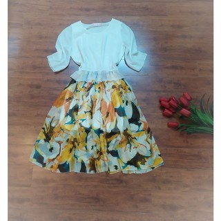 ĐẦM VOAN PEPLUM