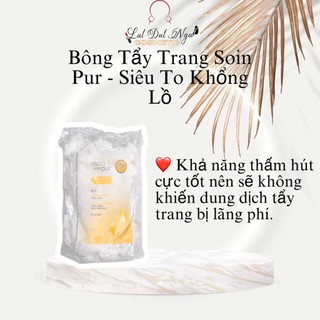 BÔNG TẨY TRANG SOIN PUR  - SIÊU TO KHỔNG LỒ