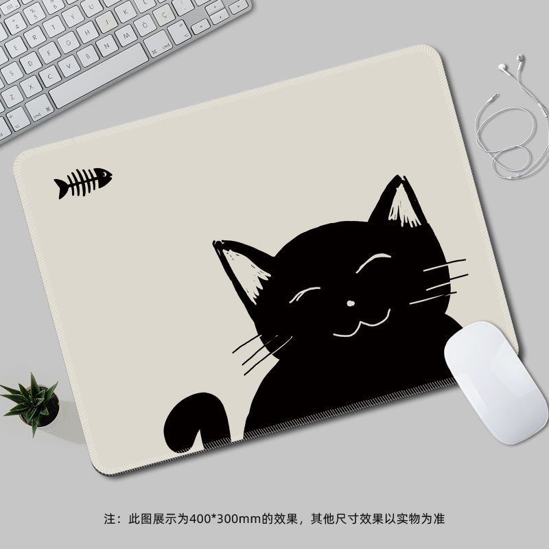 Tấm Lót Chuột Máy Tính Chống Trượt In Hình Hoạt Hình Dễ Thương Kích Thước 21X26Cm