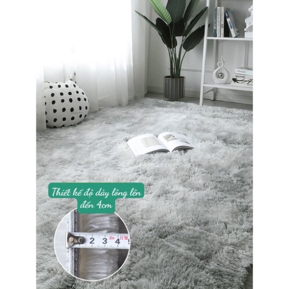 Thảm lông loang trải sàn phòng ngủ.thảm lông trải sàn phòng khách.loại lông dày hàng nhập khẩu.nhiều kích thước. MSP832