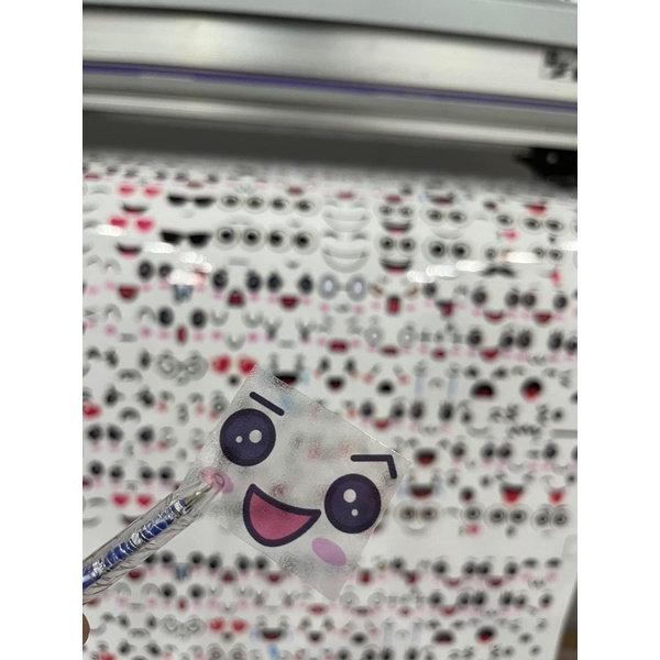 [TỜ] 500 tem cảm xúc, tem emoji, tem mặt vui dùng dán chai, hộp, hũ, ly, cốc nhựa, stickers mặt quạo -ChuyensiTranTruc