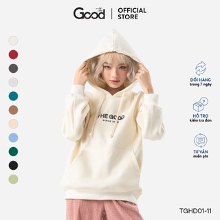 Áo hoodie lót lông thiết kế the good/ basic hoodie