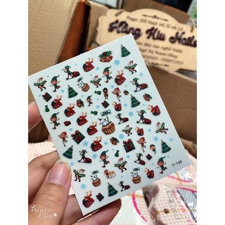 [HANGKIU] HÌNH DÁN NOEL ( GIÁNG SINH ) SIÊU KUTE NAILS