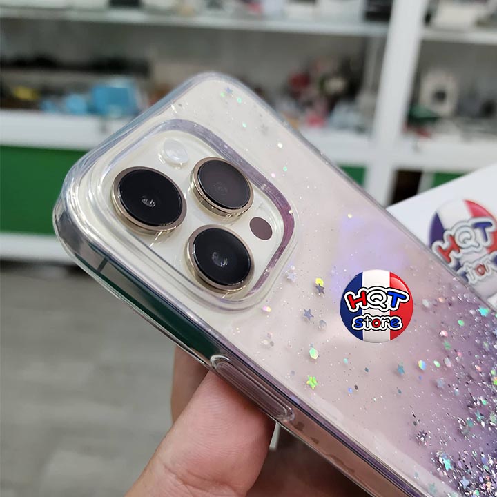 Ốp lưng kim tuyến 3D SwitchEasy Starfield cho IP 14 Pro Max / 14 Pro