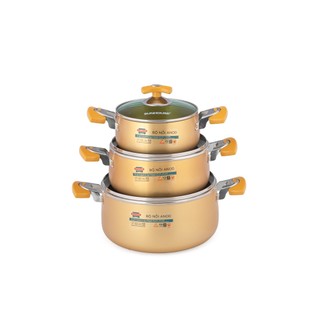 Bộ nồi anod sunhouse sh8834 - hàng chính hãng