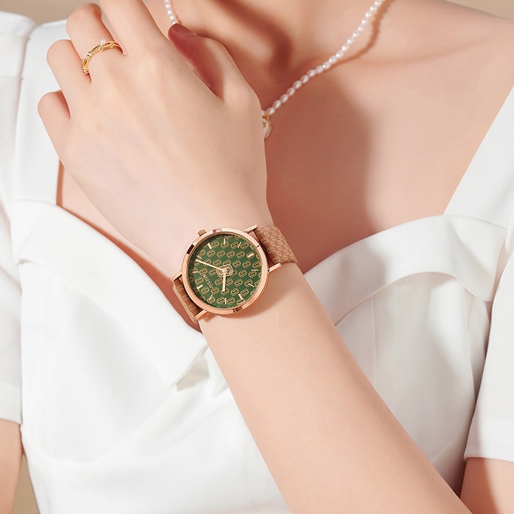 Đồng hồ nữ Julius JA-1367 dây da – đồng hồ nữ mặt tròn – Đồng hồ Hàn Quốc