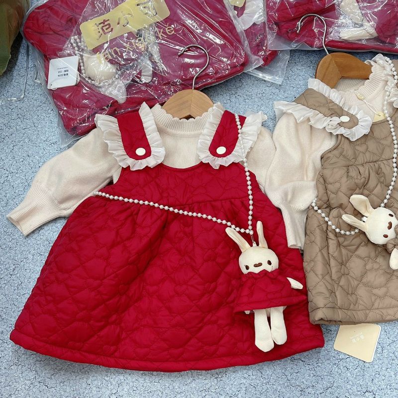 Sét váy 3ct váy trần bông