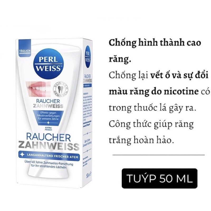 Kem đánh răng siêu trắng Perl Weiss