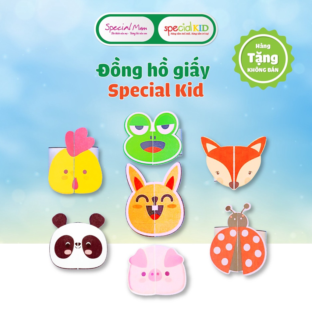 Đồng hồ giấy, Đáng yêu dành cho bé Special Kid