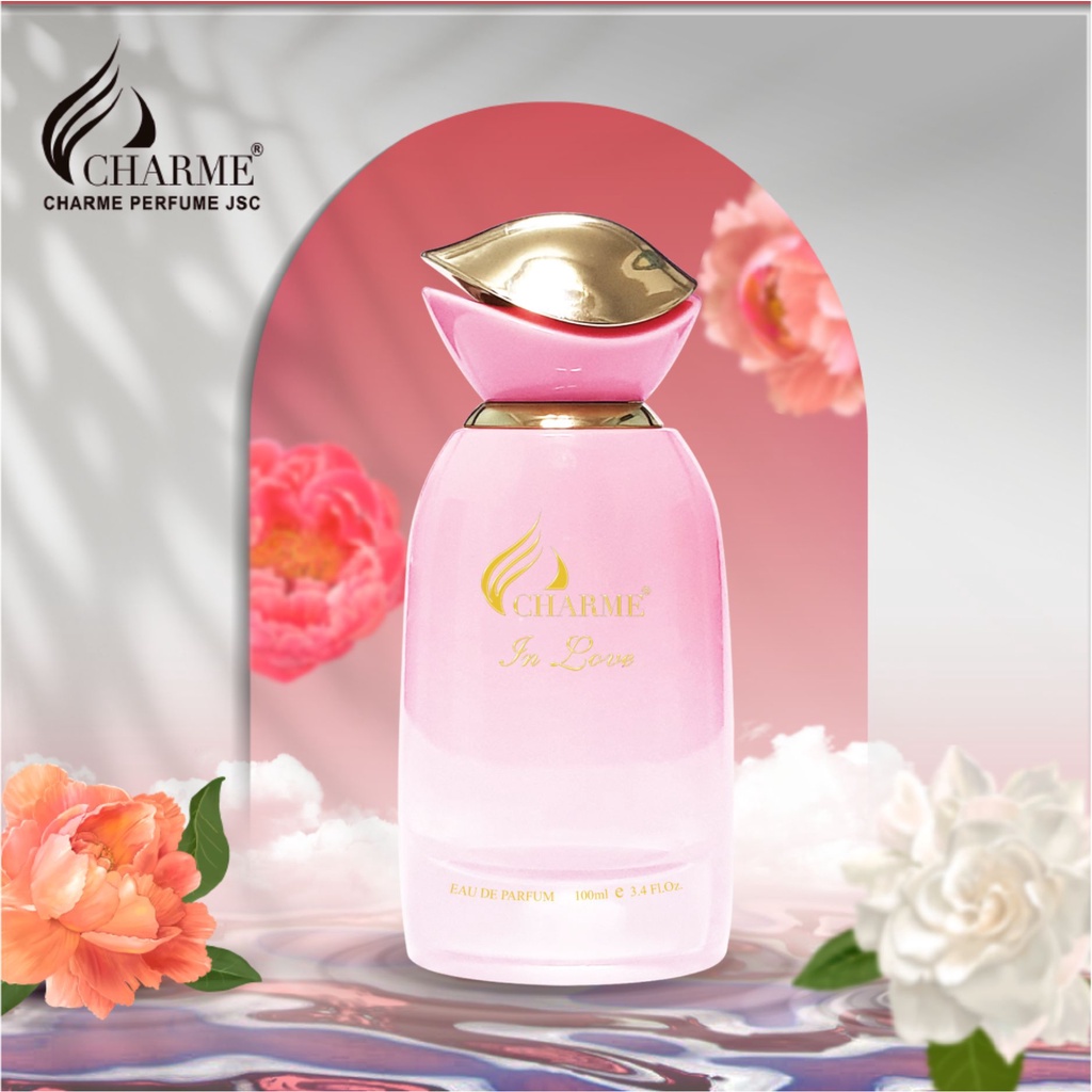 Nước hoa nữ chính hãng, Charme In Love, lưu hương lâu, gợi cảm, quyến rũ, và lôi cuốn, 100ml