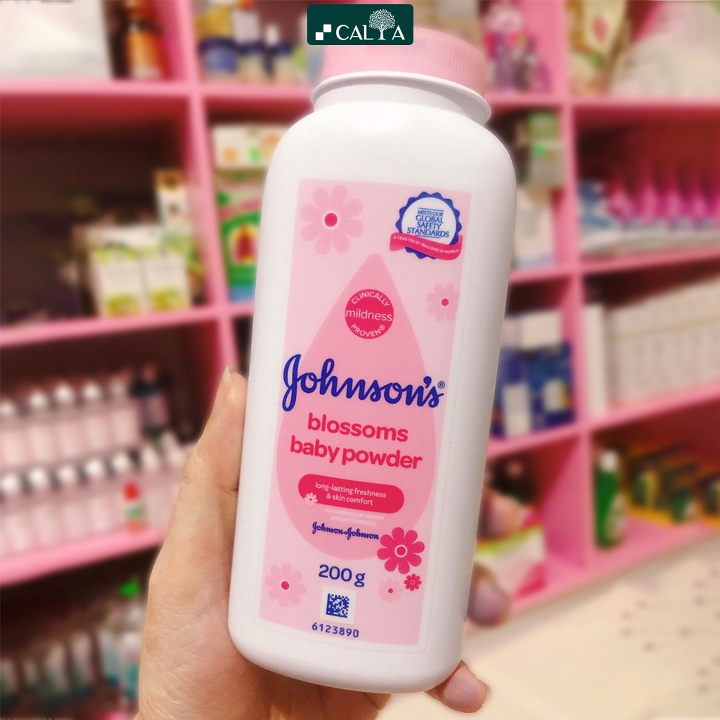 Phấn Rôm Johnson's Baby Giúp Da Khô Thoáng, Mềm Mịn - Phấn Thơm Johnson Baby Baby Powder 100g/200g/500g