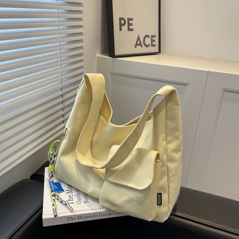 Túi Xách Đeo Vai Bằng Vải Bạt Sức Chứa Lớn Phong Cách Mori Mới 2022 JP5